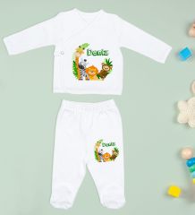 BK Kids Kişiye Özel Hastane Çıkışı, Bebek Kıyafeti, Yeni Doğan Bebek Hediyesi, 6 Parça Beyaz Bebek Elbise Giyim Seti-27