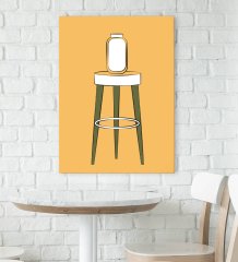 BK Gift Cafe & Bar & Restaurant Konseptli Kanvas Tablo 70x100cm-59