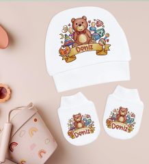 BK Kids Kişiye Özel Hastane Çıkışı, Bebek Kıyafeti, Yeni Doğan Bebek Hediyesi, 6 Parça Beyaz Bebek Elbise Giyim Seti-22