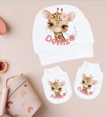 BK Kids Kişiye Özel Hastane Çıkışı, Bebek Kıyafeti, Yeni Doğan Bebek Hediyesi, 6 Parça Beyaz Bebek Elbise Giyim Seti-20