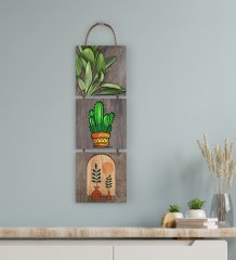 BK Gift 3 Parça İpli Ahşap Tablo Seti-61