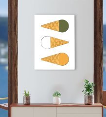 BK Gift Cafe & Bar & Restaurant Konseptli Kanvas Tablo 30x50cm-58