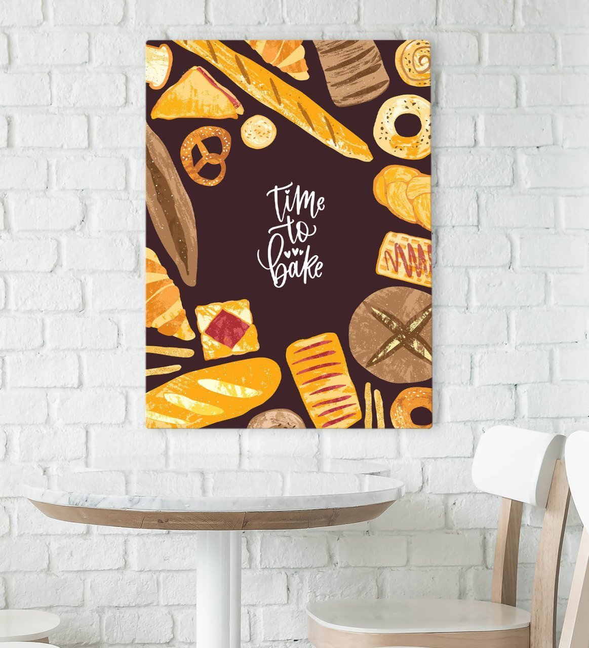 BK Gift Cafe & Bar & Restaurant Konseptli Kanvas Tablo 70x100cm-57