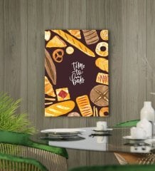 BK Gift Cafe & Bar & Restaurant Konseptli Kanvas Tablo 50x70cm-57