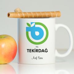 Kişiye Özel Tekirdağ Beyaz Kupa Bardak - 001