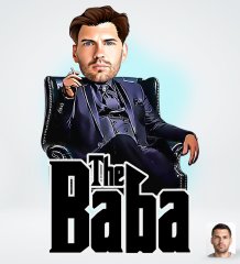 Kişiye Özel Baba Godfather Tasarımlı Dijital Karikatür-8