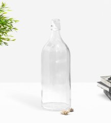 Kişiye Özel Cam Şişeli Doğal Ahşap Musluklu Limonata Standı