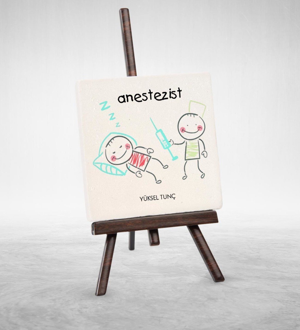 Kişiye Özel Mesleki Anestezist Şovaleli Doğal Taş