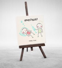 Kişiye Özel Mesleki Anestezist Şovaleli Doğal Taş