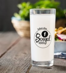 Kişiye Özel Renkli Baskılı Sosyal İçici Rakı Bardağı-3