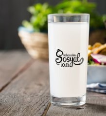 Kişiye Özel Renkli Baskılı Sosyal İçici Rakı Bardağı-2