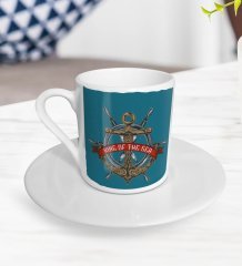 BK Gift King Of The Sea Tasarımlı Türk Kahvesi Fincanı-1