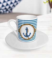 BK Gift Çapa Tasarımlı Türk Kahvesi Fincanı-2