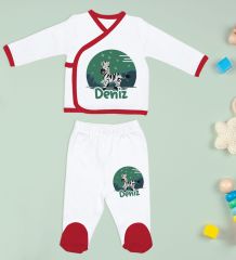 BK Kids Kişiye Özel Hastane Çıkışı, Bebek Kıyafeti, Yeni Doğan Bebek Hediyesi, 6 Parça Kırmızı Bebek Elbise Giyim Seti-26