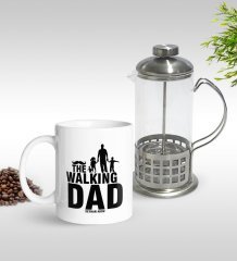 Kişiye Özel The Walking Dad Tasarımlı Kupa & French Press Seti-1