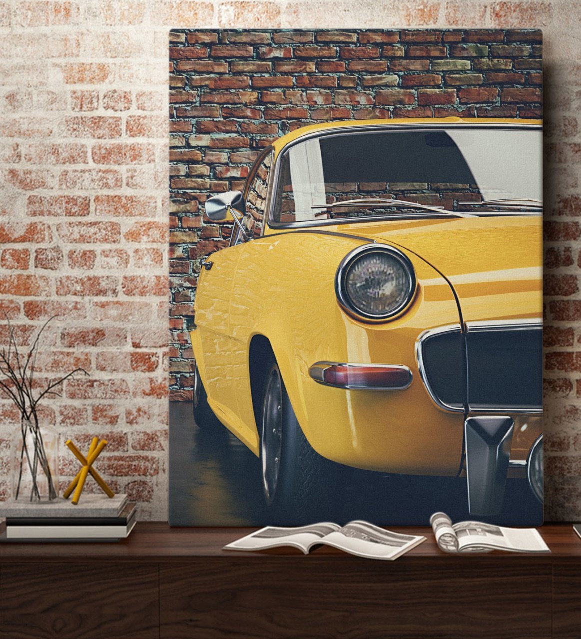 BK Gift Klasik Araç Kanvas Tablo 70x100cm-12