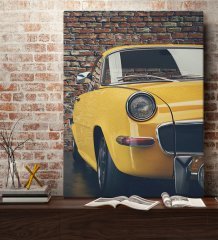 BK Gift Klasik Araç Kanvas Tablo 70x100cm-12