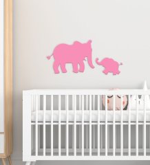 BK Gift Sevimli Filler Tasarımlı Çocuk Odası Ahşap Duvar Süsü-2