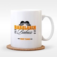 Kişiye Özel Babaların Babası Tasarımlı Beyaz Kupa Bardak - 2