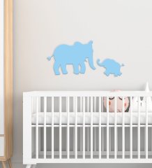 BK Gift Sevimli Filler Tasarımlı Çocuk Odası Ahşap Duvar Süsü-1
