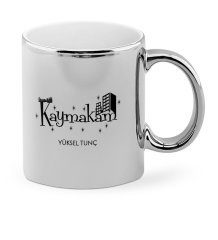 Kişiye Özel Mesleki Kaymakam Krom Kupa Bardak - 2