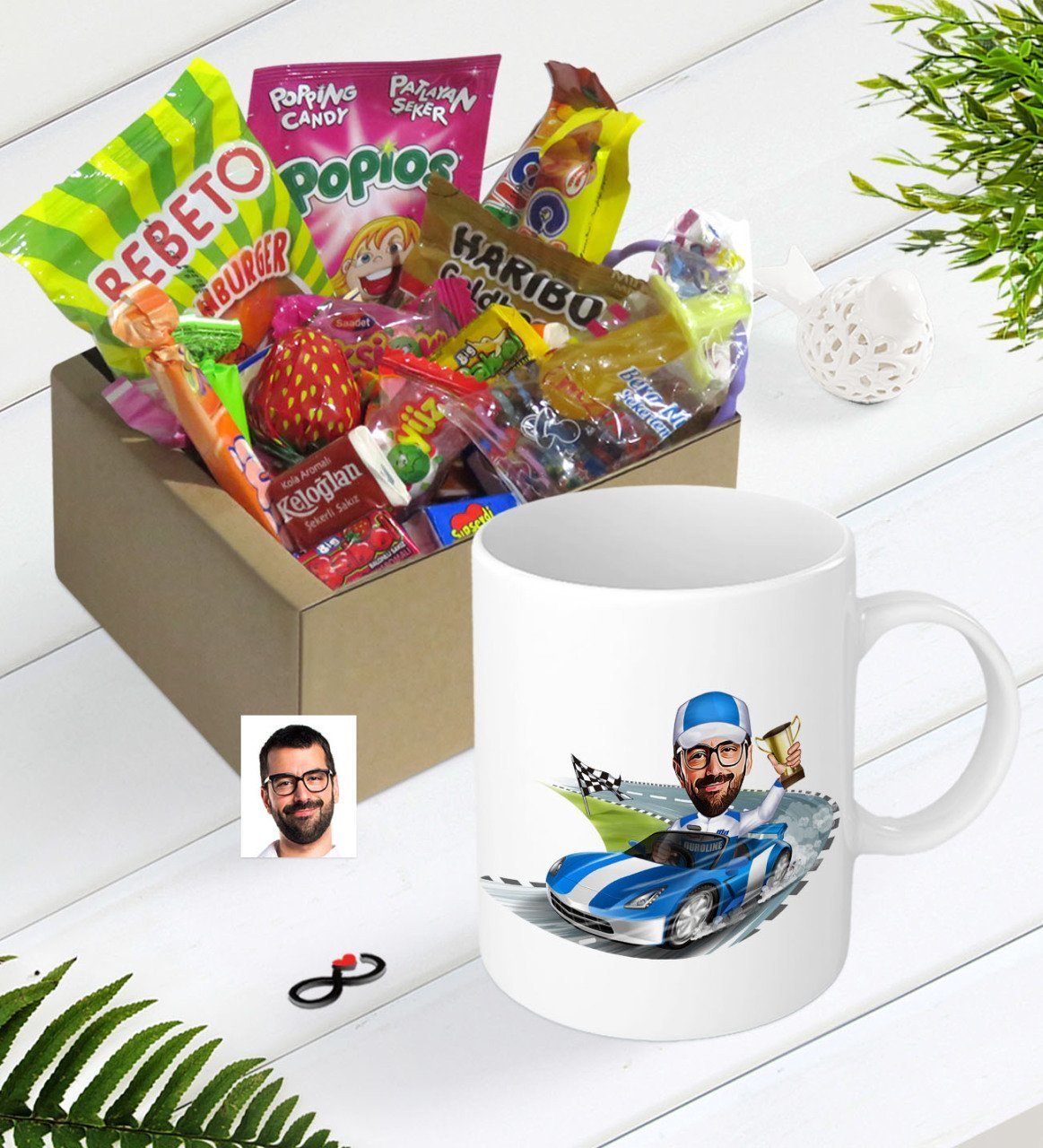 Kişiye Özel Bay Rallici Karikatürlü Nostaljik Lezzetler Kupa Seti