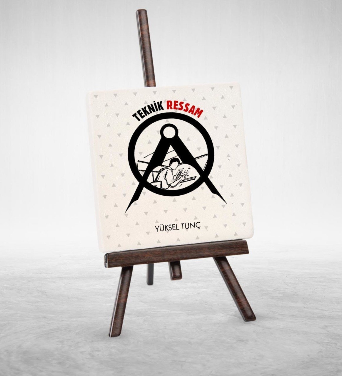 Kişiye Özel Mesleki Teknik Ressam Şovaleli Doğal Taş - 1