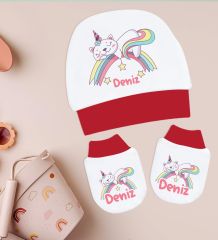 BK Kids Kişiye Özel Hastane Çıkışı, Bebek Kıyafeti, Yeni Doğan Bebek Hediyesi, 6 Parça Kırmızı Bebek Elbise Giyim Seti-19