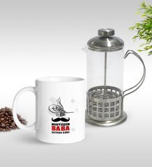Kişiye Özel Muhteşem Baba Tasarımlı Kupa & French Press Seti-1