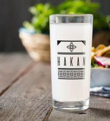 Kişiye Özel Renkli Baskılı İsimli Rakı Bardağı-21