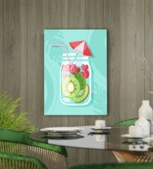 BK Gift Cafe & Bar & Restaurant Konseptli Kanvas Tablo 50x70cm-50