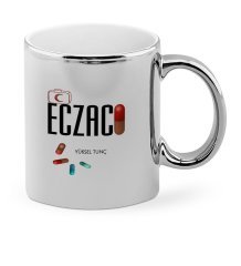 Kişiye Özel Mesleki Eczacı Krom Kupa Bardak - 3
