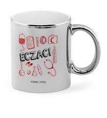 Kişiye Özel Mesleki Eczacı Krom Kupa Bardak - 2