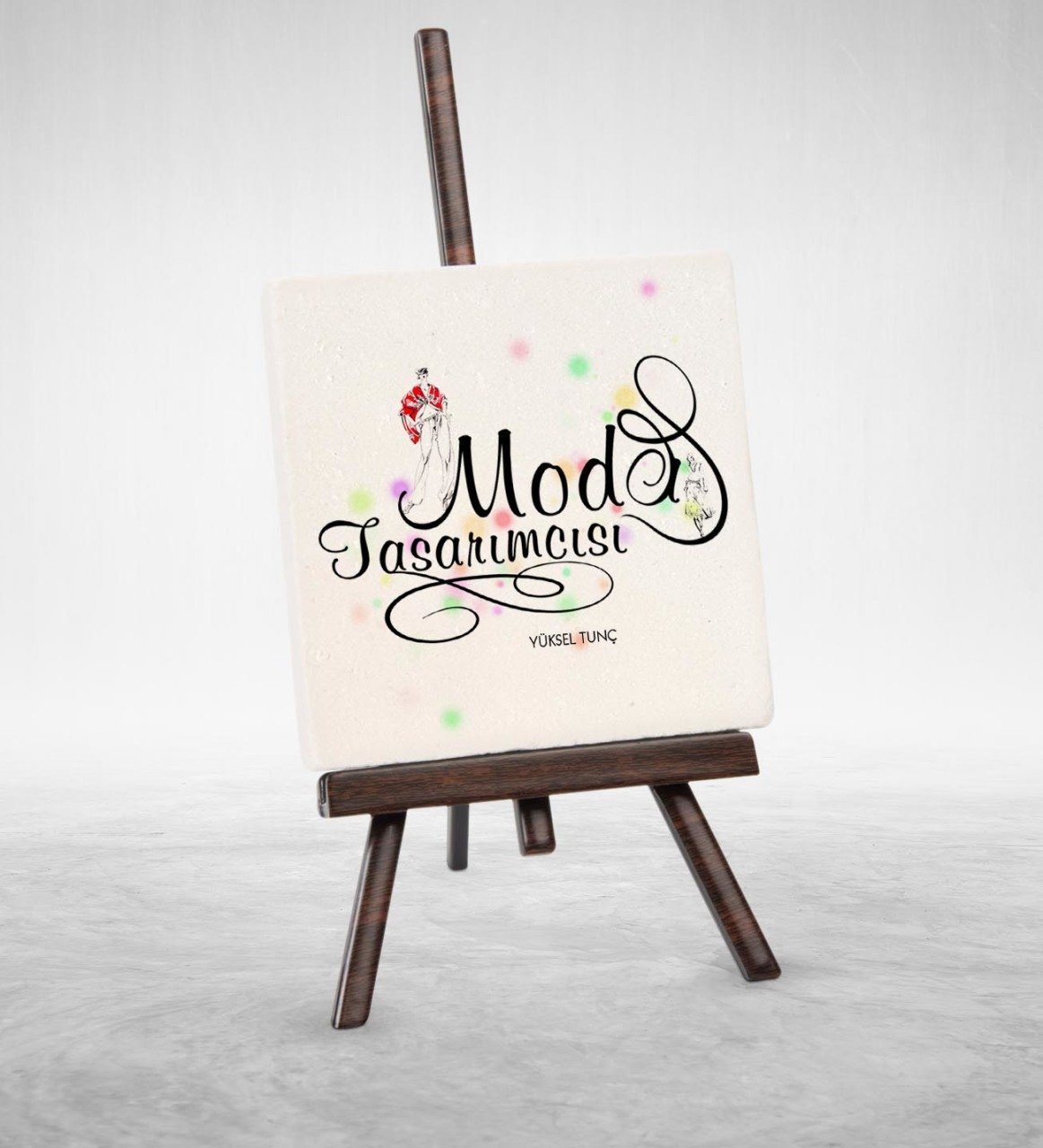 Kişiye Özel Mesleki Moda Tasarımcısı Şovaleli Doğal Taş - 3