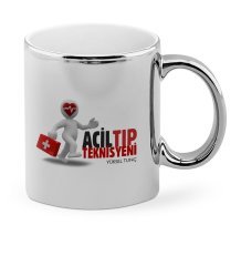 Kişiye Özel Mesleki Acil Tıp Teknisyeni Krom Kupa Bardak - 1