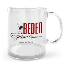 Kişiye Özel Beden Eğitimi Öğretmeni Cam Kupa Bardak