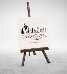 Kişiye Özel Mesleki Metalurji Teknikeri Şovaleli Doğal Taş