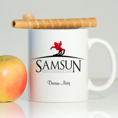 Kişiye Özel Samsun Beyaz Kupa Bardak - 001