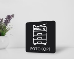 BK Home Fotokopi Kapı Yönlendirme Levhası
