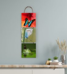 BK Gift 3 Parça İpli Ahşap Tablo Seti-29