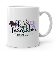Kişiye Özel Evin Yakışıklısı Beyaz Kupa Bardak - 1