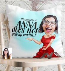 Personalized Not Grow Up Easily Cartoon White Pillow - 2