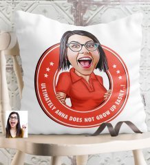 Personalized Not Grow Up Easily Cartoon White Pillow - 1