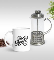 Kişiye Özel İsimli Kupa & French Press Seti-5