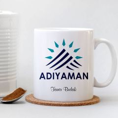 Kişiye Özel Adıyaman Beyaz Kupa Bardak - 001