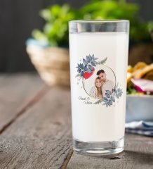 Kişiye Özel Renkli Baskılı İsimli Fotoğraflı Rakı Bardağı-34