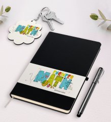 Kişiye Özel Matematik Mühendisi Siyah Defter Kalem Ve Anahtarlık Hediye Seti-2