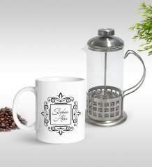 Kişiye Özel İsimli Kupa & French Press Seti-1