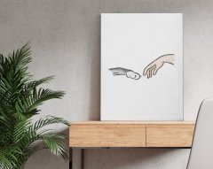BK Home That Special Bond Tasarımlı Kanvas Tablo 50x70cm-1