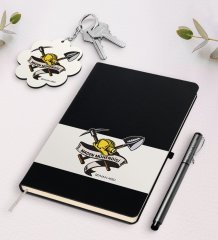 Kişiye Özel Maden Mühendisi Siyah Defter Kalem Ve Anahtarlık Hediye Seti